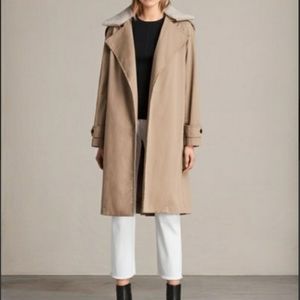 All Saints 3 in 1 Lou Mac Trench Coat New with Tag